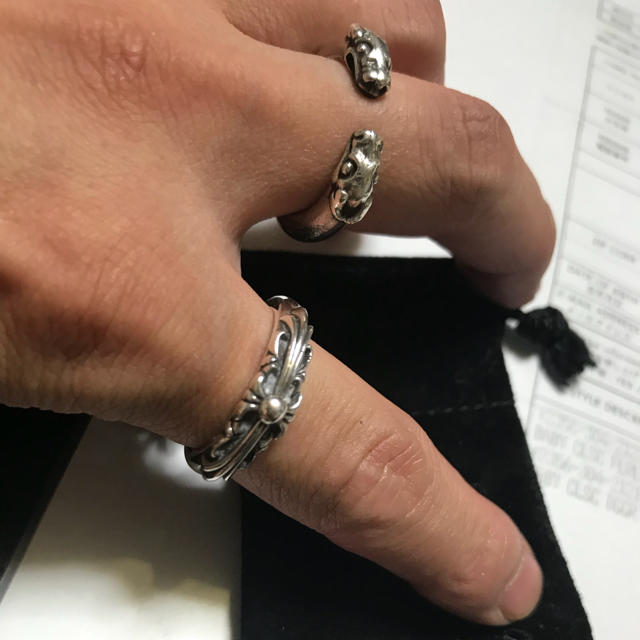 国産超歓迎 Chrome Hearts クロムハーツ ダブルフローラルクロスリングの通販 by 木村村｜クロムハーツならラクマ 