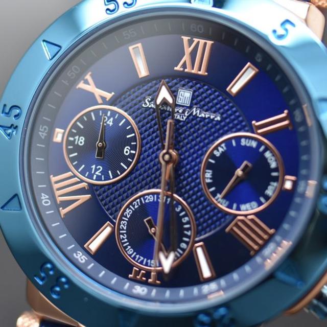 サルバトーレマーラ 腕時計 メンズ 人気 ブランド 時計 ブルー 青