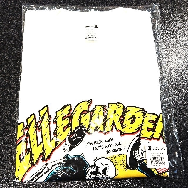 エルレガーデン XL コラボ Tシャツ ELLEGARDEN 白 ホワイトの エルレガーデン XL コラボ Tシャツ ELLEGARDEN 白 ホワイトの