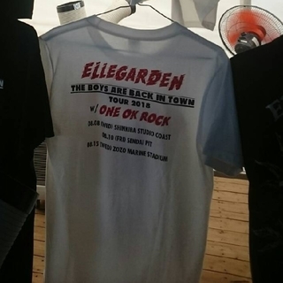 エルレガーデン XL コラボ Tシャツ ELLEGARDEN 白 ホワイトの通販 by 