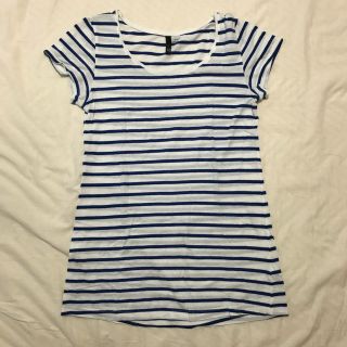 エイチアンドエム(H&M)のボーダーTシャツ(Tシャツ(半袖/袖なし))