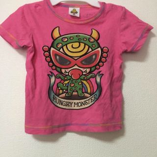 ヒステリックミニ(HYSTERIC MINI)のヒスミニ Tシャツ♡ピンク(Tシャツ/カットソー)