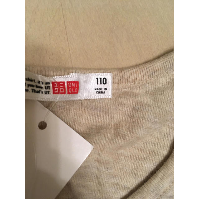 UNIQLO(ユニクロ)のハローキティ キティちゃ tシャツ ドレス シャツ カットソー チュニック  キッズ/ベビー/マタニティのキッズ服女の子用(90cm~)(Tシャツ/カットソー)の商品写真