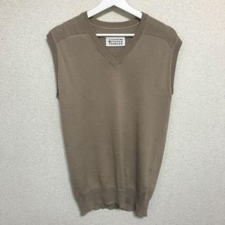 マルタンマルジェラ(Maison Martin Margiela)のmaison margiela 10 ニットベスト ベージュ M マルジェラ(ニット/セーター)