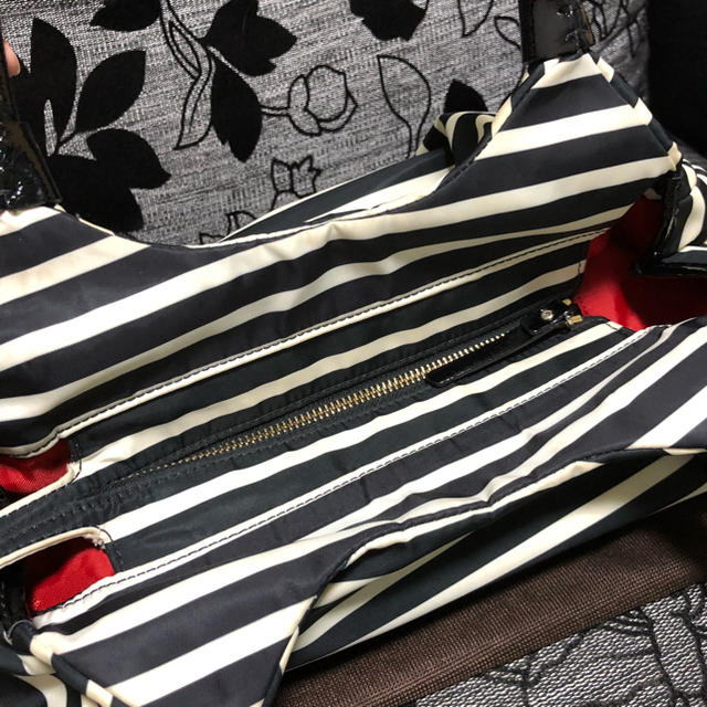 kate spade new york(ケイトスペードニューヨーク)のねほ♡様専用 kate spade new york ボーダーハンドバッグ レディースのバッグ(トートバッグ)の商品写真