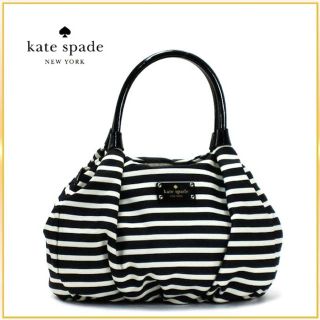 ケイトスペードニューヨーク(kate spade new york)のねほ♡様専用 kate spade new york ボーダーハンドバッグ(トートバッグ)