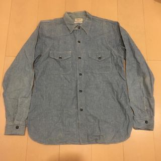 ウエアハウス(WAREHOUSE)のヘラーズカフェ ウエアハウス シャンブレーシャツ(シャツ)