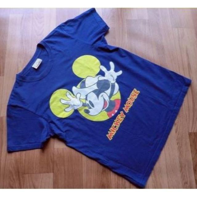 ミッキーマウス(ミッキーマウス)の東京ディズニーランド■ ミッキーマウス ■ 半袖Tシャツ ■ 青紫 ■メンズ L メンズのトップス(Tシャツ/カットソー(半袖/袖なし))の商品写真