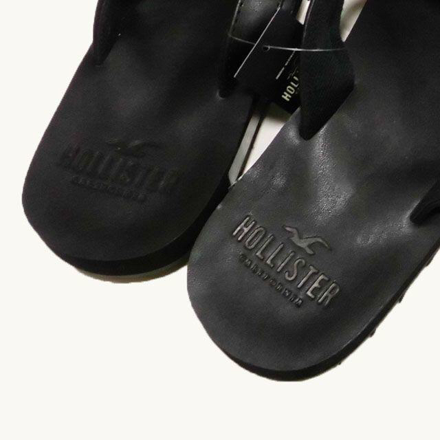 Hollister(ホリスター)の★新品★ホリスター★フェイクレザーサンダル (Black/M 10/11) メンズの靴/シューズ(ビーチサンダル)の商品写真