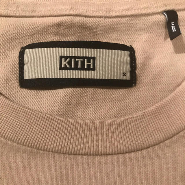 kith box tee sand Sz S メンズのトップス(Tシャツ/カットソー(半袖/袖なし))の商品写真