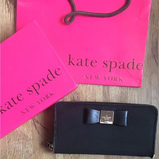 ケイトスペードニューヨーク(kate spade new york)のルツ様専用⚫︎ケイトスペード⚫︎リボン 長財布(財布)