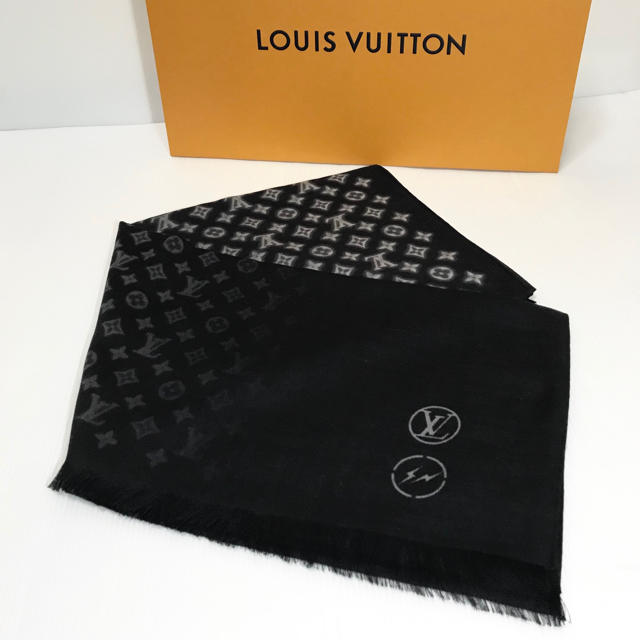 激安な VUITTON LOUIS - Wロゴモノグラムグラデーションストール 17AW