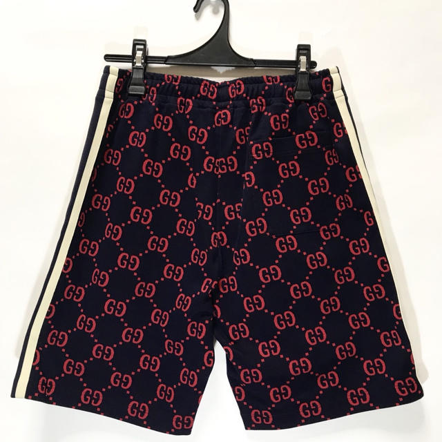 Gucci(グッチ)の激レア☆入手困難 グッチ GGモノグラムジャカードスウェットハーフパンツ/XS メンズのパンツ(ショートパンツ)の商品写真