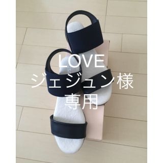 ハッシュアッシュ(HusHush)のHusHush  ソフトソール  サンダル  23.5cm(サンダル)