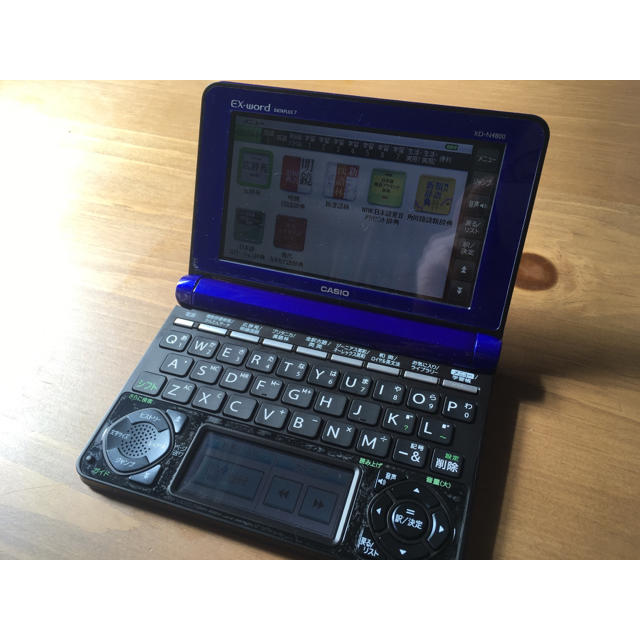 CASIO(カシオ)のcasio ex-word xd-n4800 dataplus7 電子辞書 スマホ/家電/カメラのPC/タブレット(その他)の商品写真