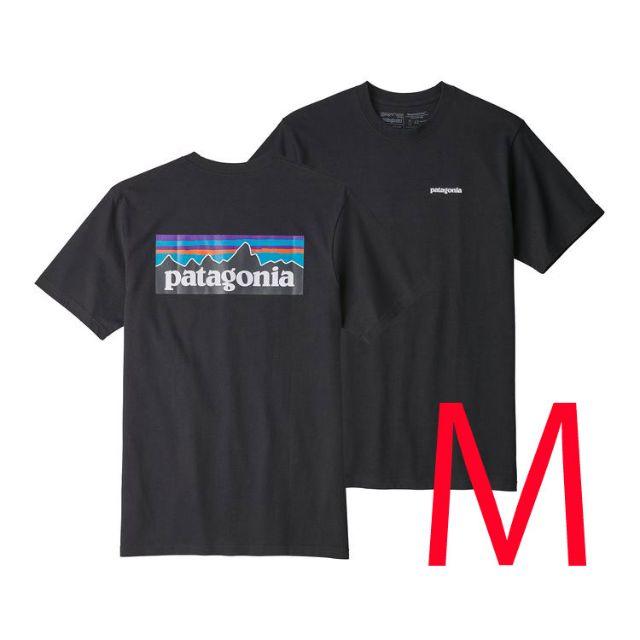 新品 M 即日発送パタゴニア 日本サイズL P6 ロゴ Tシャツ黒2018