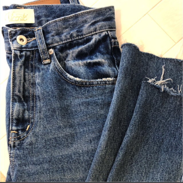 デニム/ジーンズVicente SLIM STRAIGHT DENIM★ネイビー