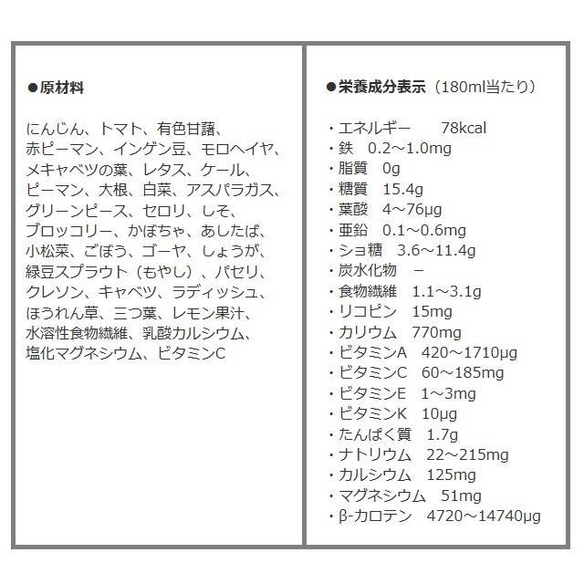 伊藤園(イトウエン)の伊藤園 1日分の野菜 100本セット 野菜ジュース 190g缶 新品 送料無料 食品/飲料/酒の飲料(ソフトドリンク)の商品写真