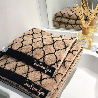 シールームリン(SeaRoomlynn)のバイカラータイル FACE TOWEL(タオル/バス用品)