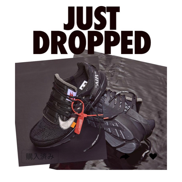 最安値】 NIKE エアプレストオフホワイト PRESTO×OFF-WHITE AIR NIKE