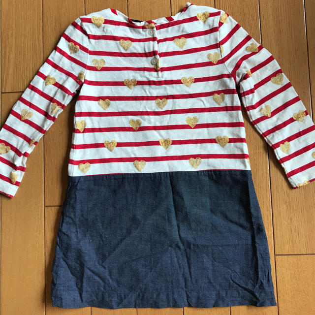 GAP Kids(ギャップキッズ)のギャップ・100センチ・ワンピース・ボーダー キッズ/ベビー/マタニティのキッズ服女の子用(90cm~)(ワンピース)の商品写真