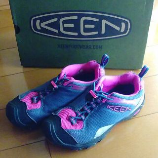 キーン(KEEN)の☆piccolo様専用☆KEEN  キッズ　ジャスパー　ネイビー✖ピンク(スニーカー)