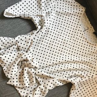 ザラ(ZARA)のりんご様専用  ZARA ドットブラウス(シャツ/ブラウス(半袖/袖なし))