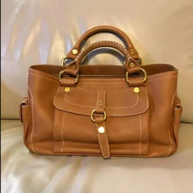 CELINE セリーヌ ブギーバック キャメル-