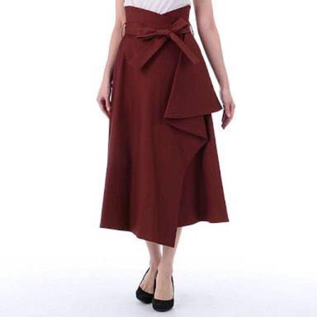 ELIN ラップスカート ブラウン 36 - kktspineuae.com
