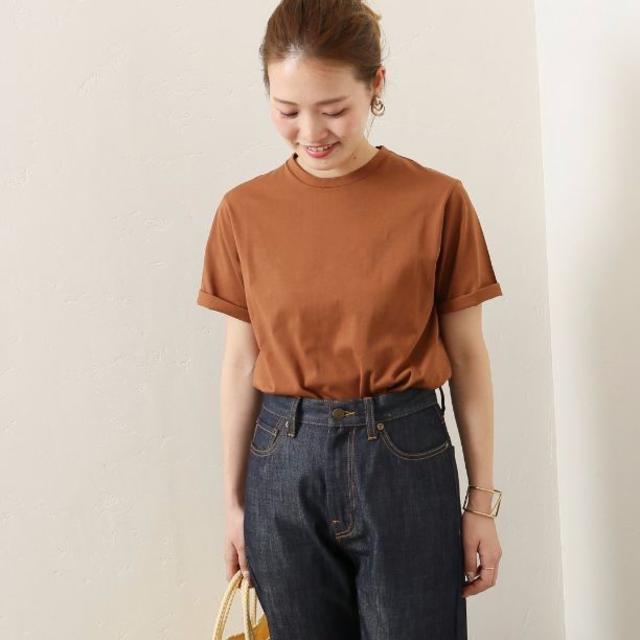 JOURNAL STANDARD(ジャーナルスタンダード)のJOURNAL STANDARD relume Tシャツ　ブラウン レディースのトップス(Tシャツ(半袖/袖なし))の商品写真