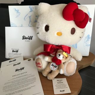 ハローキティ(ハローキティ)のシュタイフ HELLO KITTY 【世界限定2010体】(ぬいぐるみ)