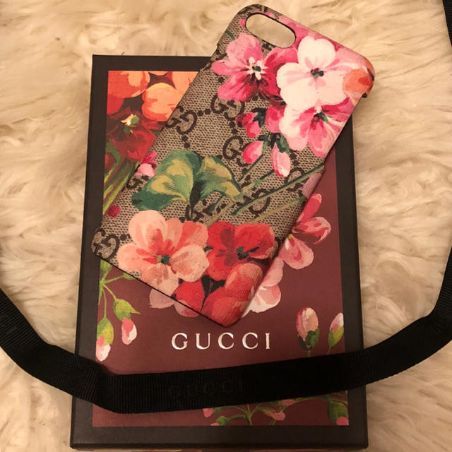 Gucci - GUCCI/GGブルームスiPhone7/iPhone8ケース/ブロッサムグッチの通販 by toky｜グッチならラクマ