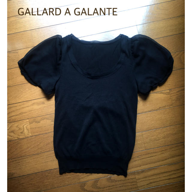 GALLARDA GALANTE(ガリャルダガランテ)のシフォン袖トップス レディースのトップス(シャツ/ブラウス(半袖/袖なし))の商品写真
