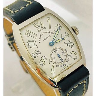 フランクミュラー(FRANCK MULLER)のOH済 正規品フランクミュラー  カサブランカ 7502S6手巻ボーイズ白文字盤(腕時計(アナログ))