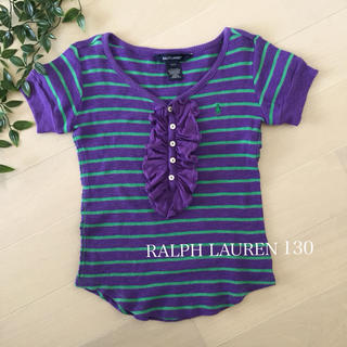 ラルフローレン(Ralph Lauren)の♡RALPH LAUREN♡ラルフローレン 半袖 ボーダー 130(Tシャツ/カットソー)