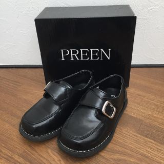 プリーン(PREEN)のお値下げ‼️美品★PREEN★男の子用フォーマルシューズ★黒★15cm(フォーマルシューズ)