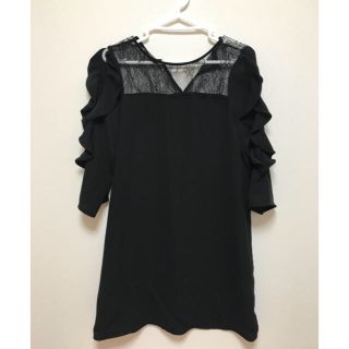 ザラ(ZARA)の♡zara♡レースワンピース♡結婚式♡お呼ばれワンピ(ミディアムドレス)