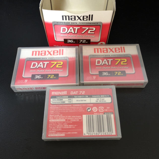 maxell(マクセル)のmaxell  DAT72 スマホ/家電/カメラのPC/タブレット(PC周辺機器)の商品写真