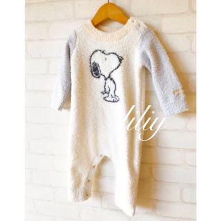 ジェラートピケ(gelato pique)の新品タグ付き♡スヌーピーbabyロンパース(ロンパース)