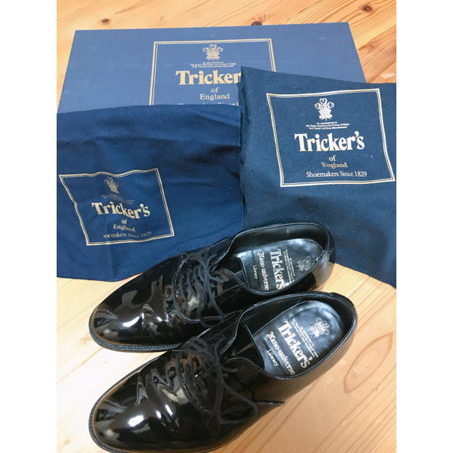 値下げ  Tricker’s×nano・universe 別注エナメルシューズ靴/シューズ