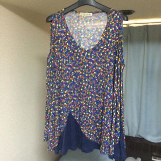 ツモリチサト(TSUMORI CHISATO)の新品未使用 ツモリチサト フルーツフラワーカットソー(チュニック)