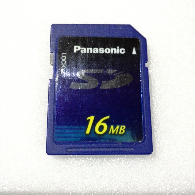Panasonic(パナソニック)のSDカード(16MB)　Panasonic 中古 スマホ/家電/カメラのPC/タブレット(PC周辺機器)の商品写真