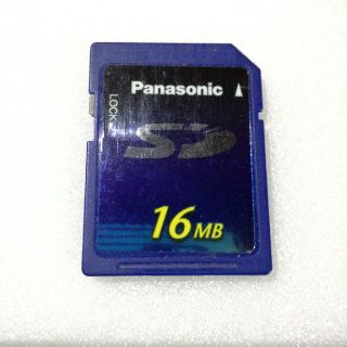 パナソニック(Panasonic)のSDカード(16MB)　Panasonic 中古(PC周辺機器)