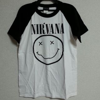 NIRVANA  ラグランTシャツ(Tシャツ(半袖/袖なし))