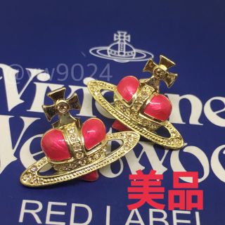 ヴィヴィアンウエストウッド(Vivienne Westwood)のディアマンテハートピアス ゴールド(ピアス)