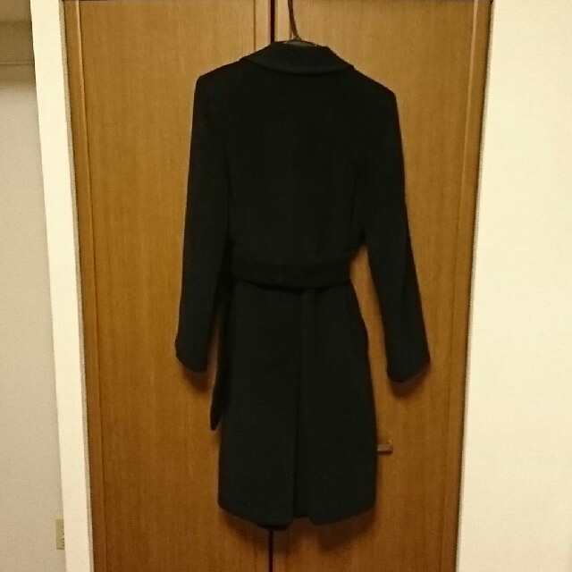 安心発送】 Max Mara - 素敵☆黒のマックスマーラコート ロングコート