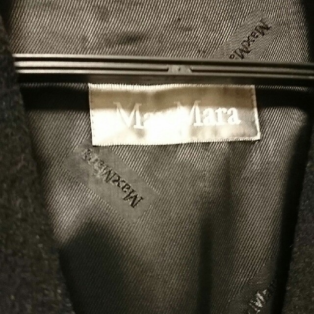 安心発送】 Max Mara - 素敵☆黒のマックスマーラコート ロングコート