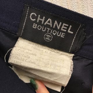 シャネル(CHANEL)のシャネル☆ハイウエストスカート☆CHANEL(ひざ丈スカート)