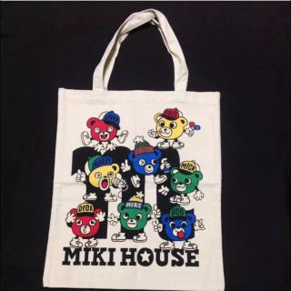 ミキハウス(mikihouse)のミキハウス非売品ノベルティですが丈夫!未使用デニムトートバック(トートバッグ)