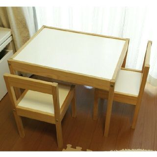 イケア(IKEA)のIKEA LATT レット 子供用テーブル チェア 机 椅子 イケア 北欧(その他)